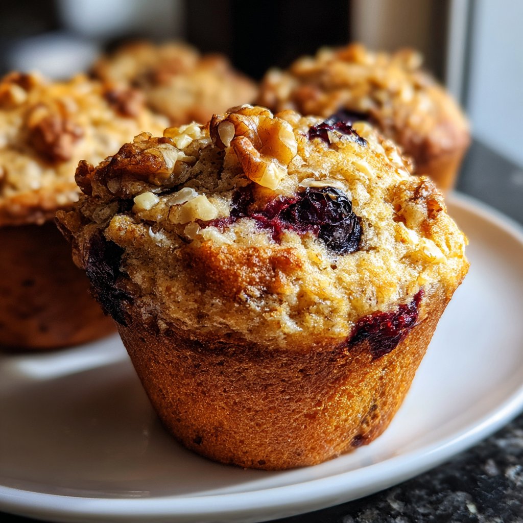 Soft Oatmeal Breakfast Muffins