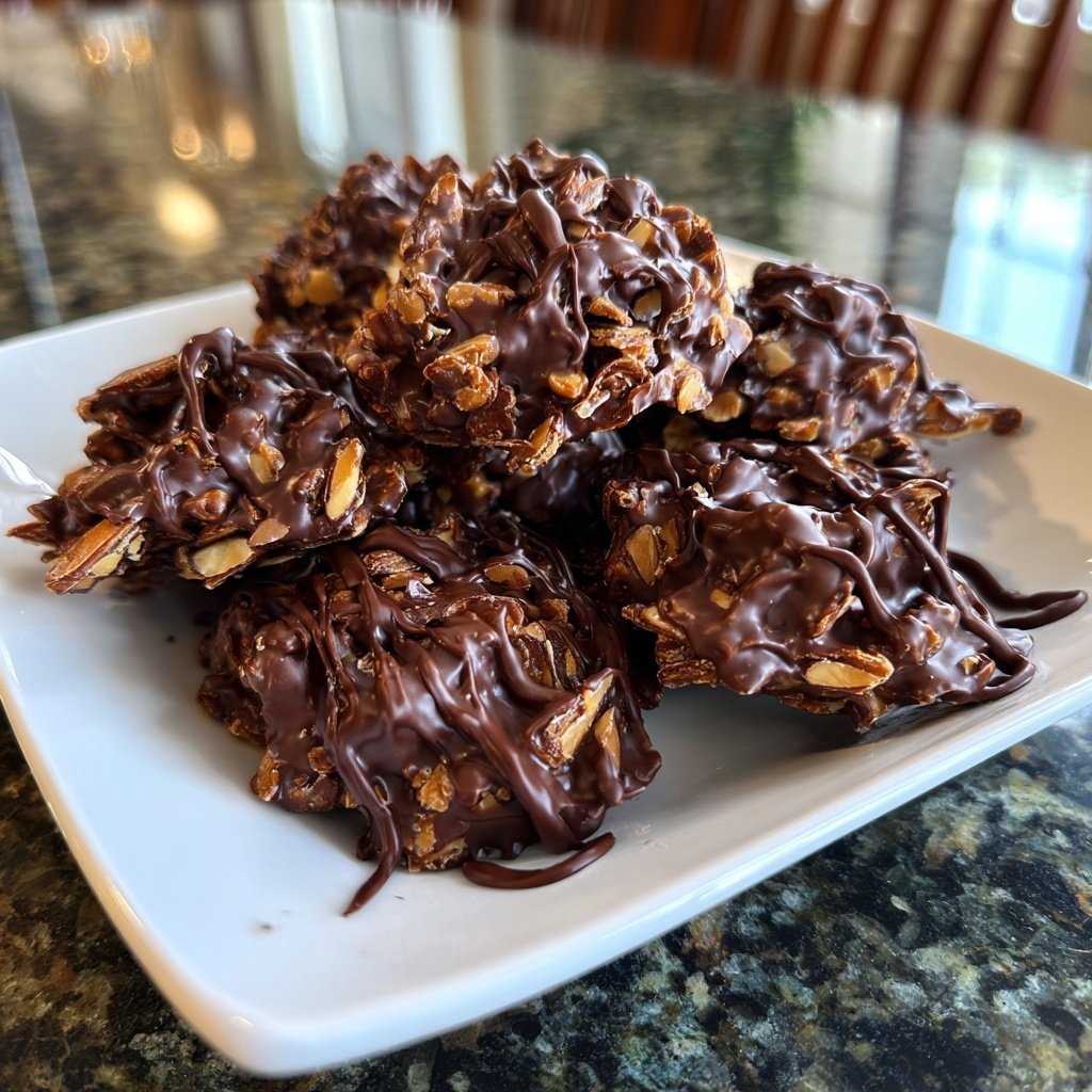 Chocolate Almond Clusters