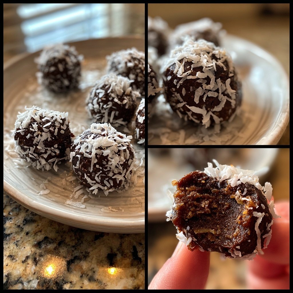 Chocolate Coconut Banana Bites