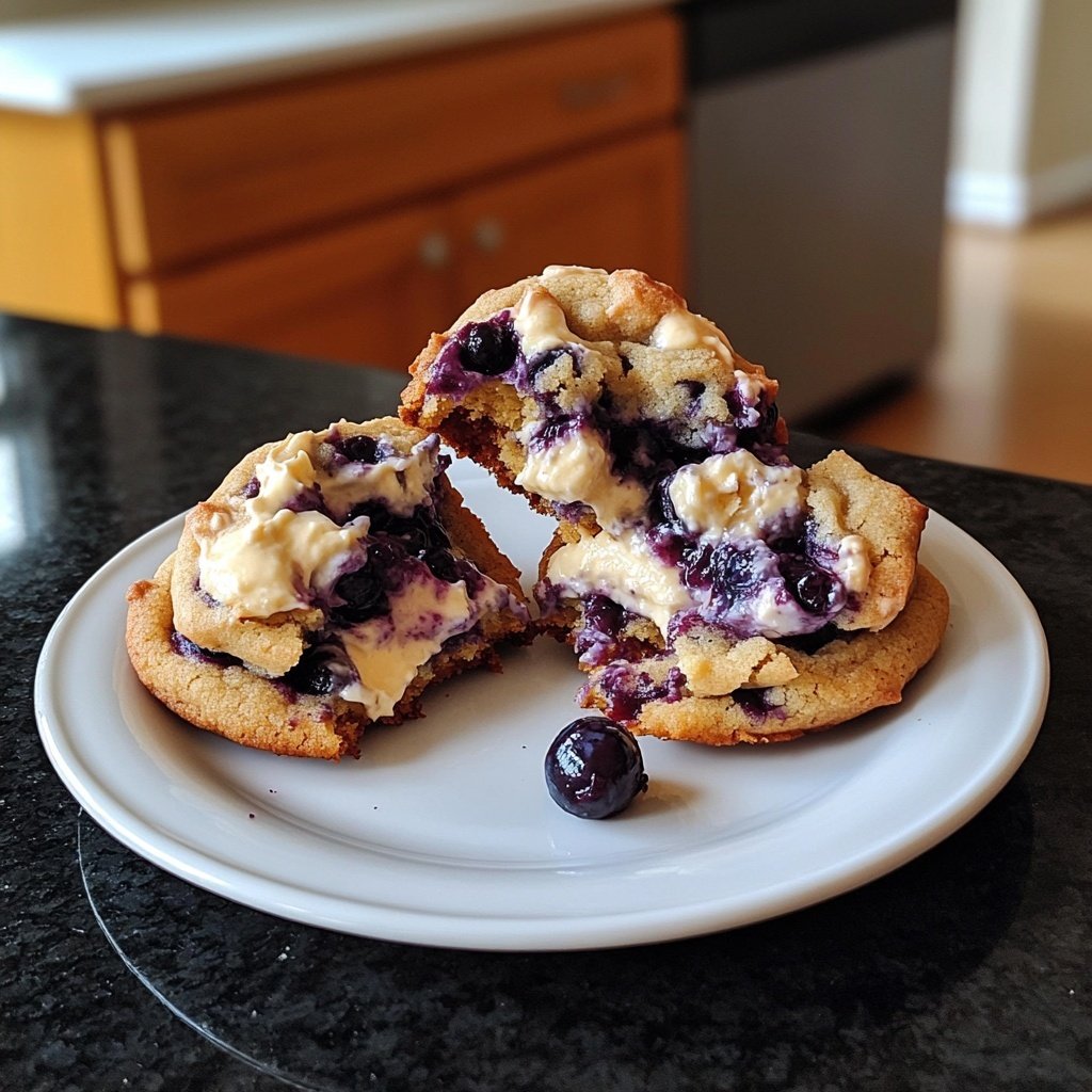 Blueberry Cheesecake Cookies