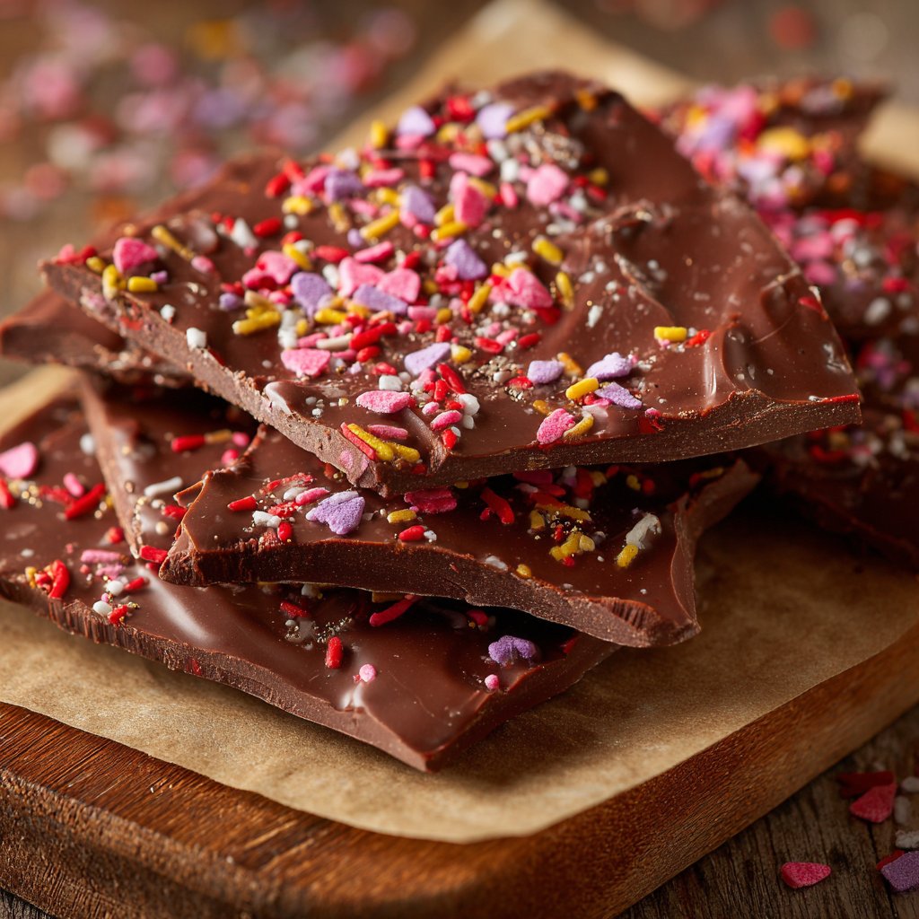 Valentines Treats Chocolate Bark