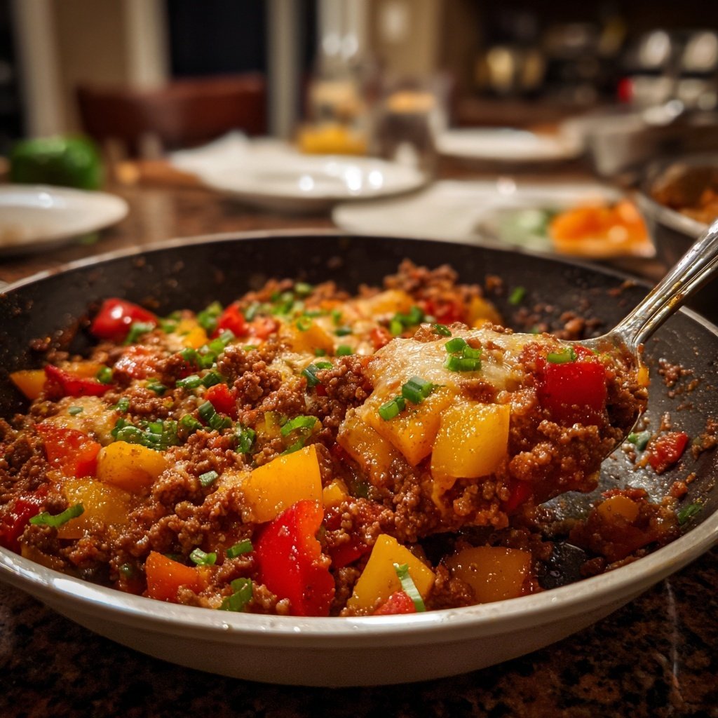 Easy Ground Beef Skillet Dinner