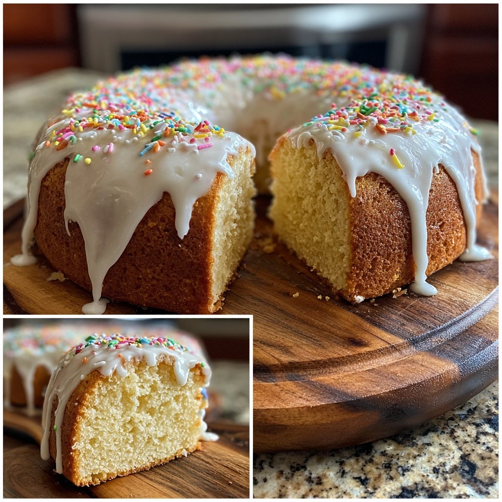 Easy One Bowl Vanilla Cake