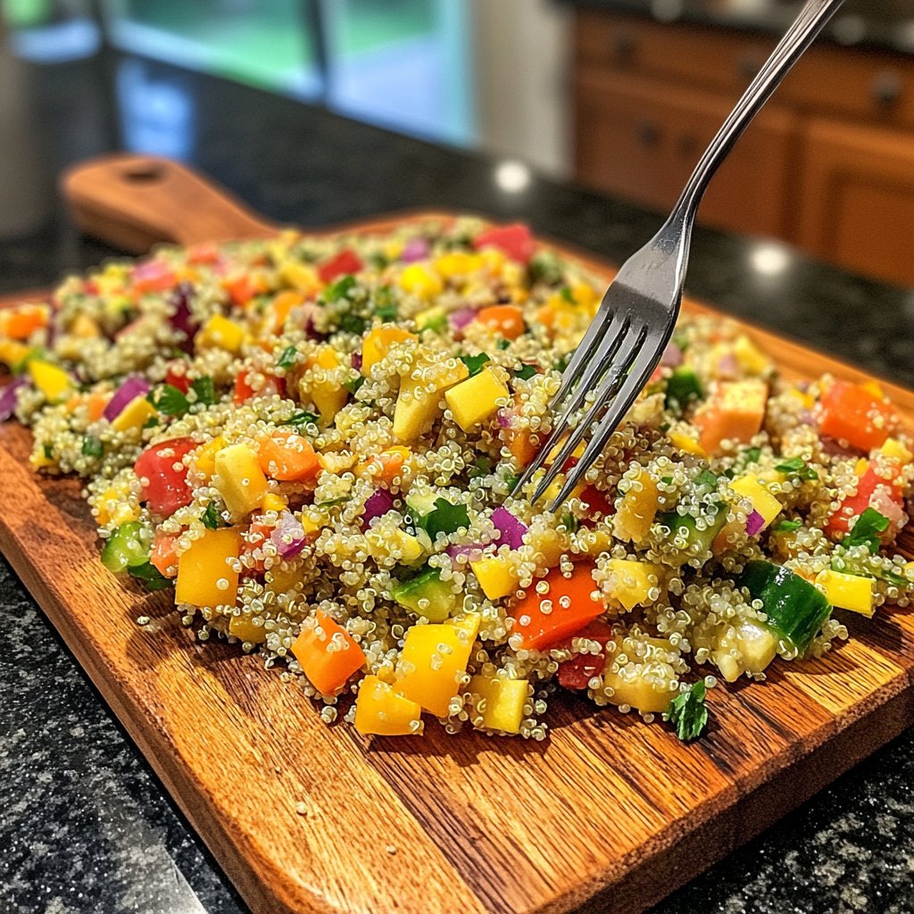 Easy Quinoa Salad Lunch
