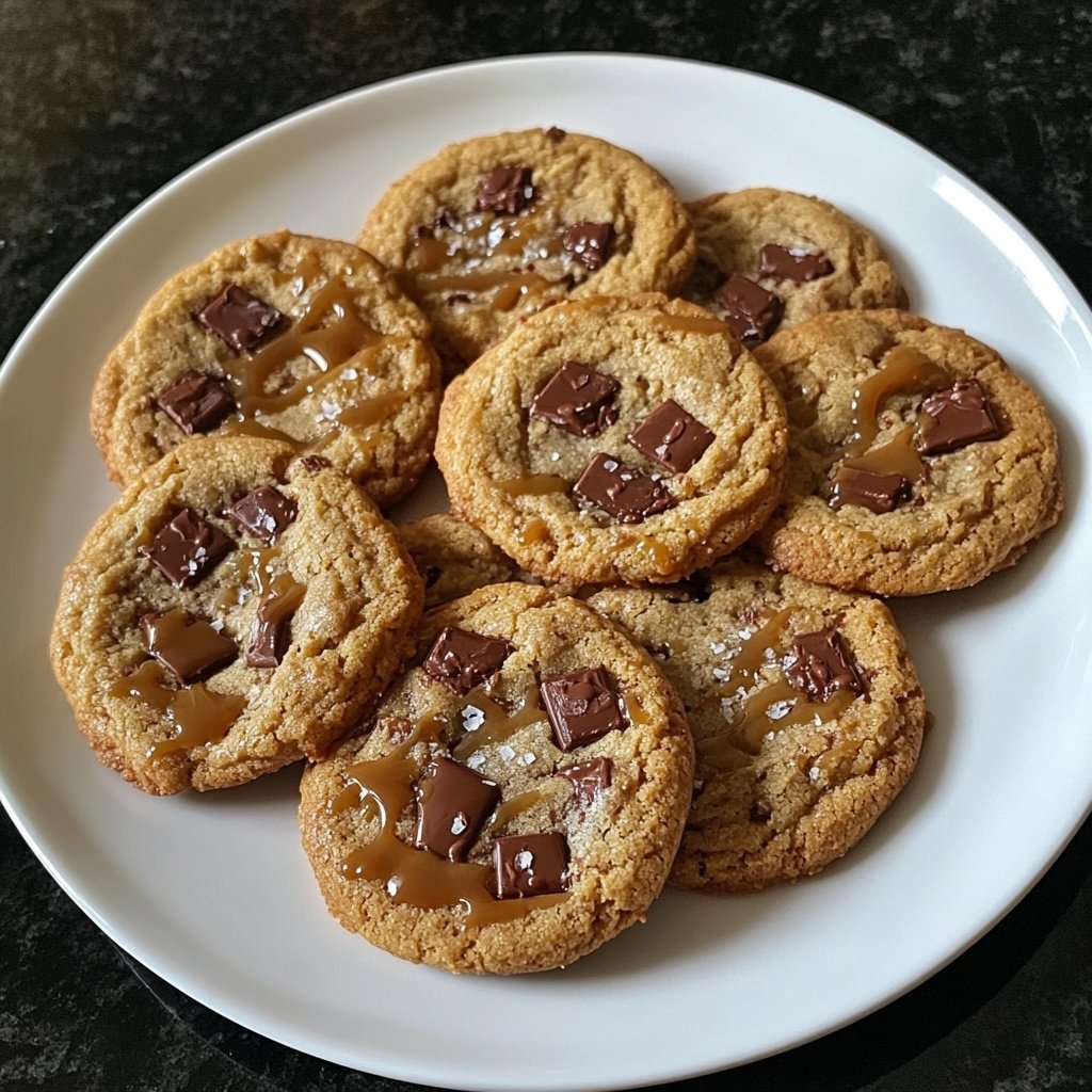 Salted Caramel Chocolate Cookies