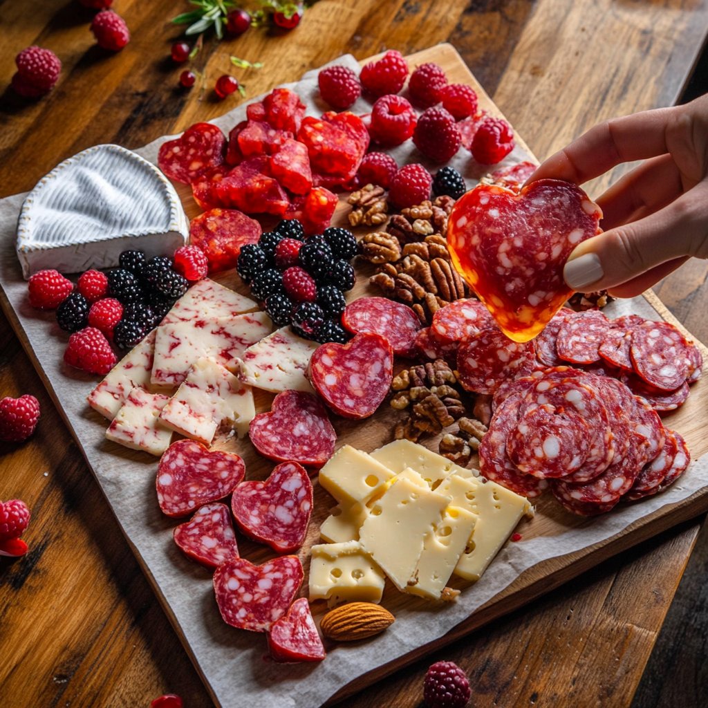 Valentines Charcuterie Board Easy