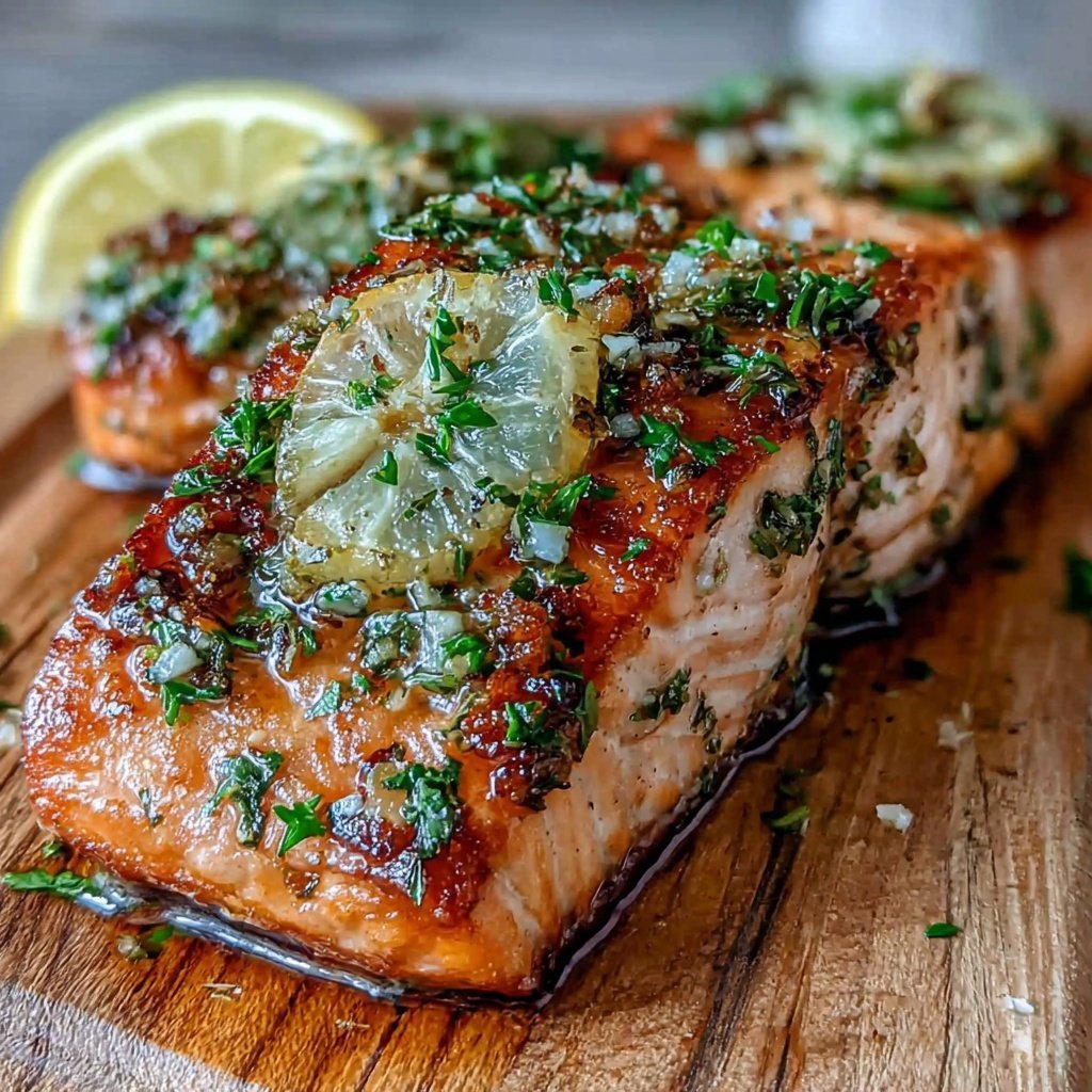 Spring Dinner Lemon Butter Salmon