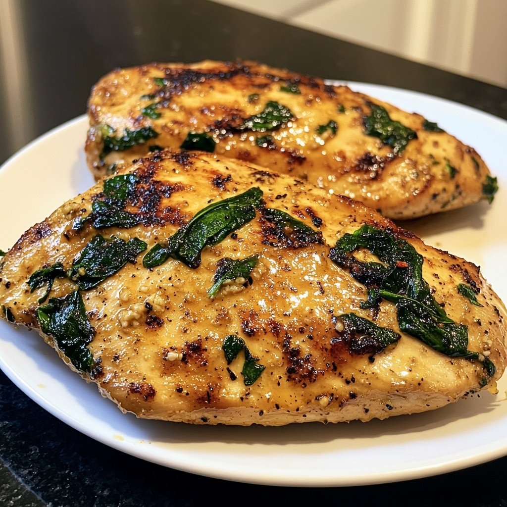 Chicken Breast with Spinach