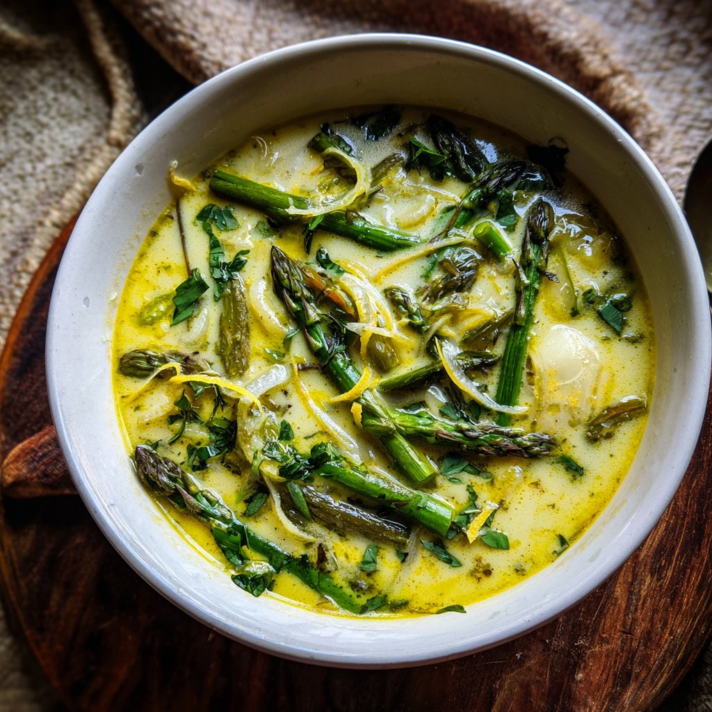 Spring Soup With Asparagus
