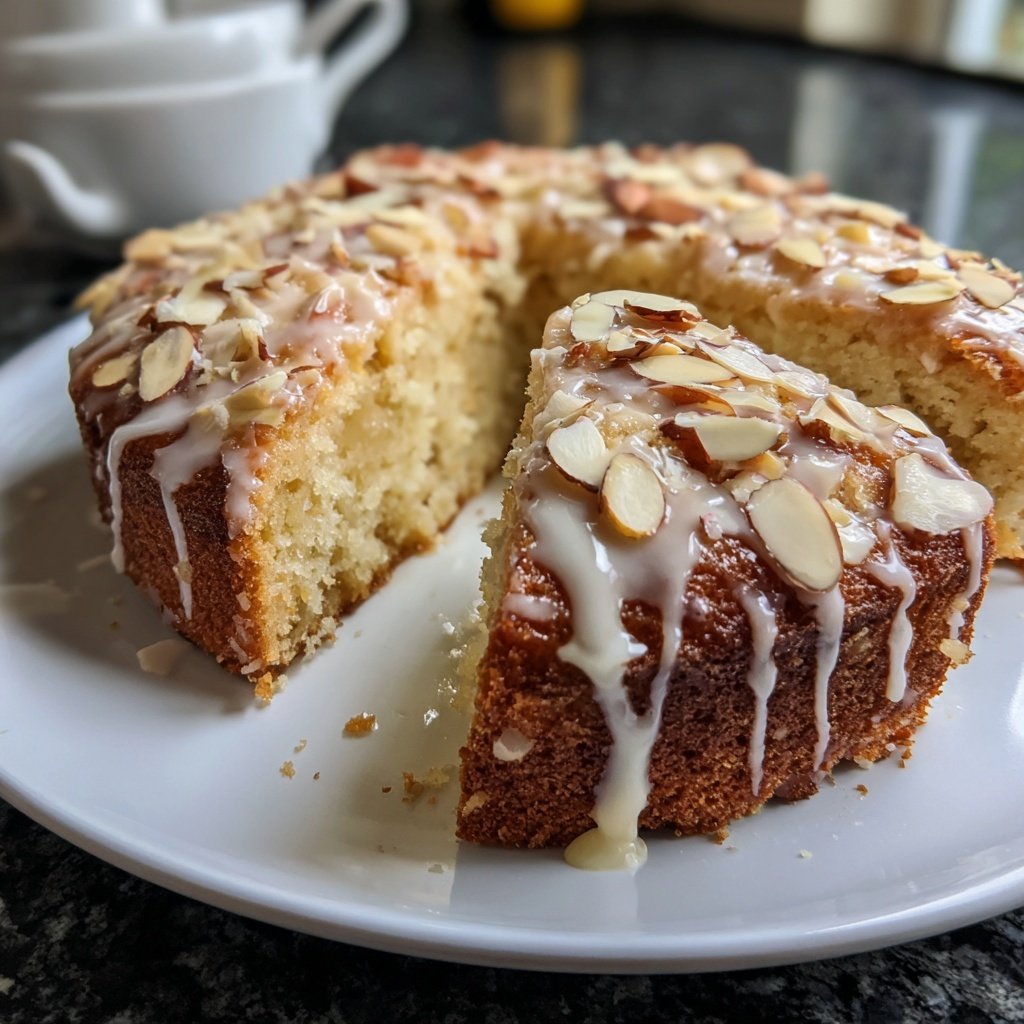 Vanilla Almond Yogurt Cake