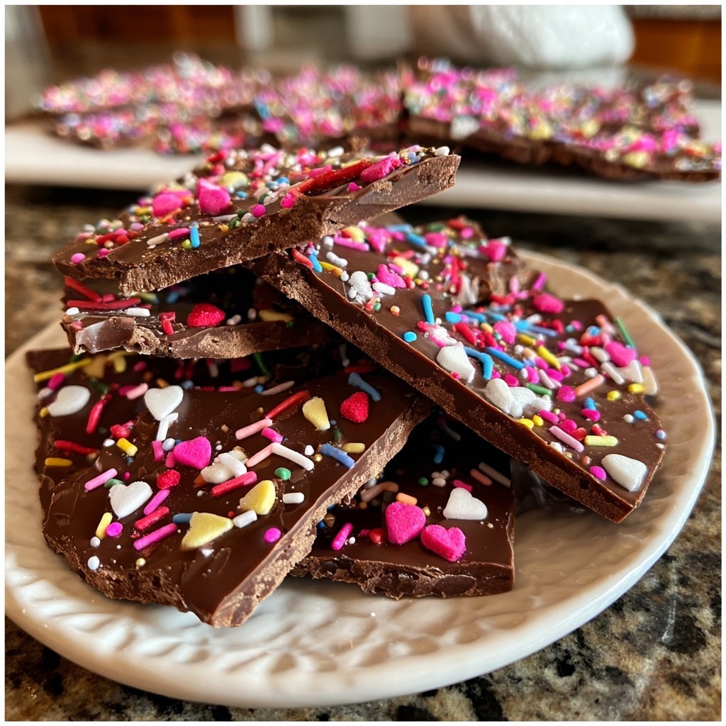 Valentines Treats Chocolate Bark