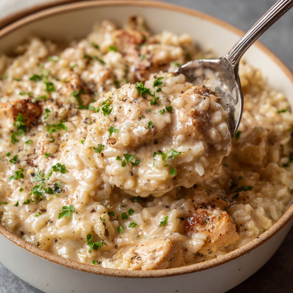 Creamy Chicken And Rice One Pot Dinner
