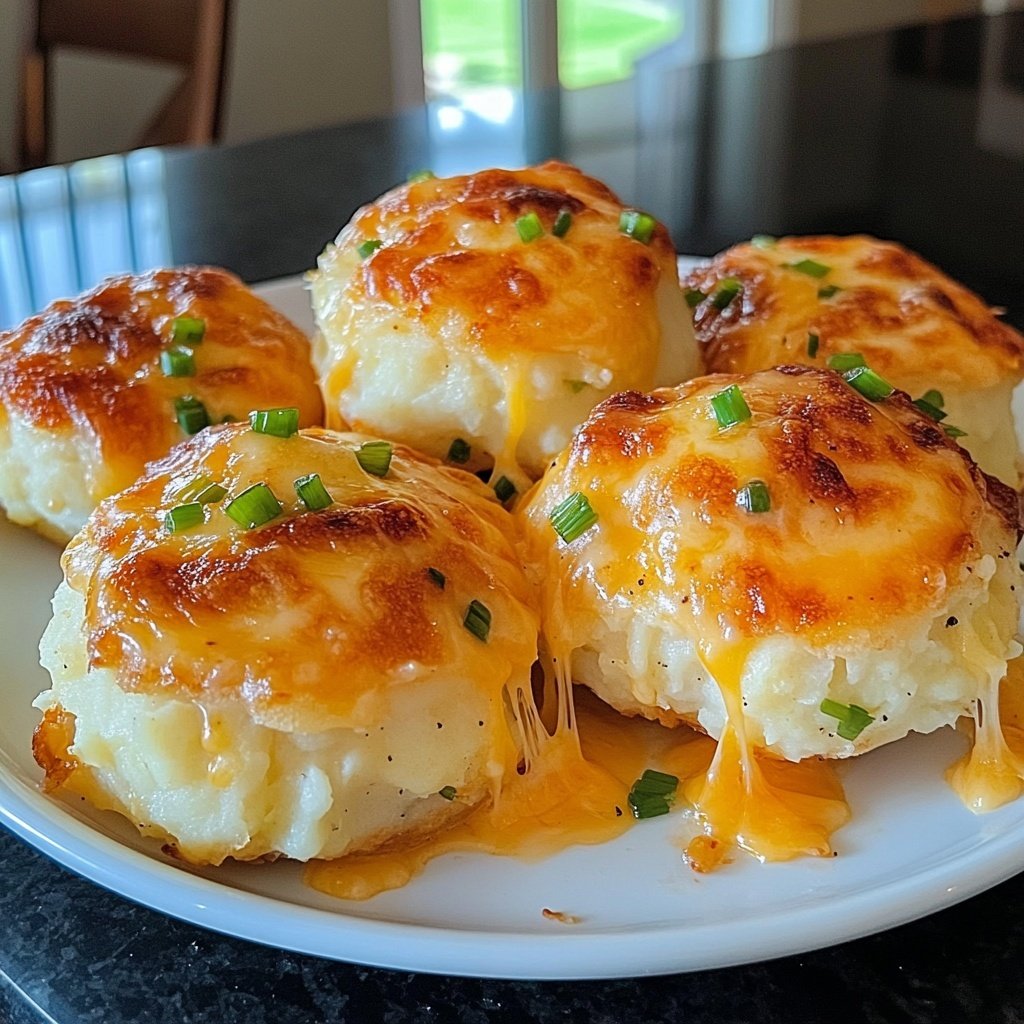 Mashed Potato Cheese Puffs 🧀✨ – The Ultimate Easy Appetizer Recipe!