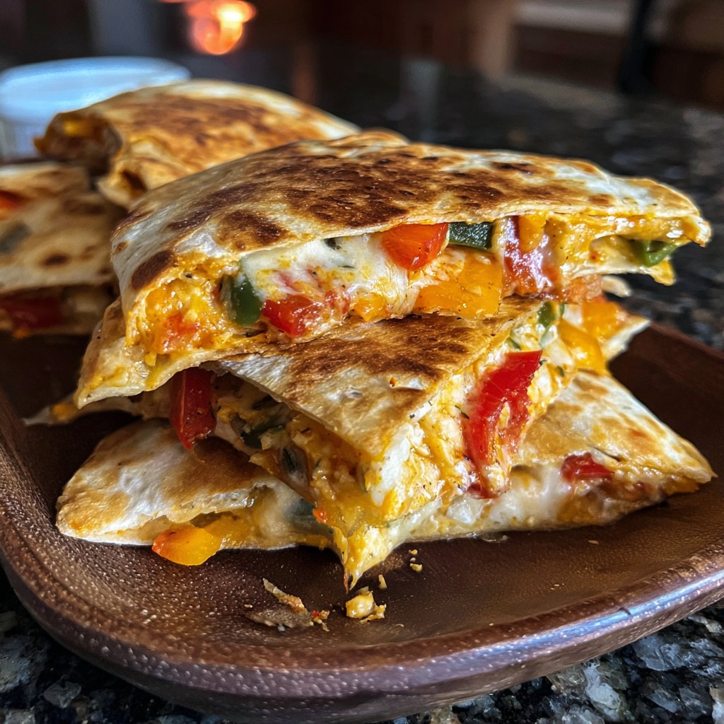 Super Bowl Veggie Quesadilla Bites