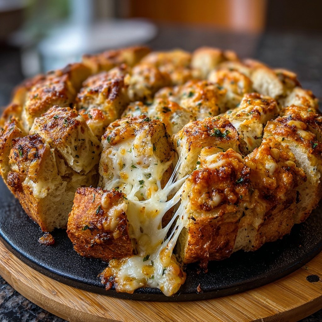 Super Bowl Food Pull Apart Bread