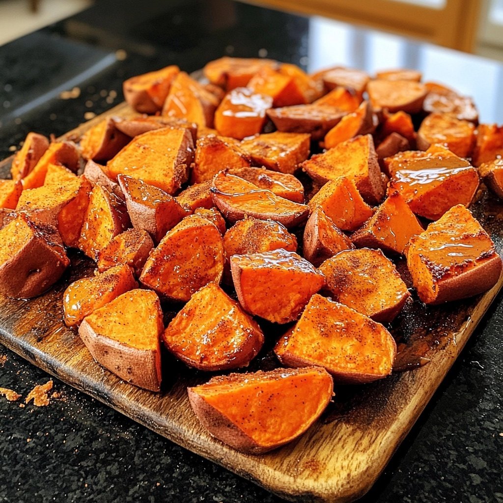 Roasted Sweet Potatoes with Cinnamon & Honey Recipe: A Simple and Healthy Side Dish!