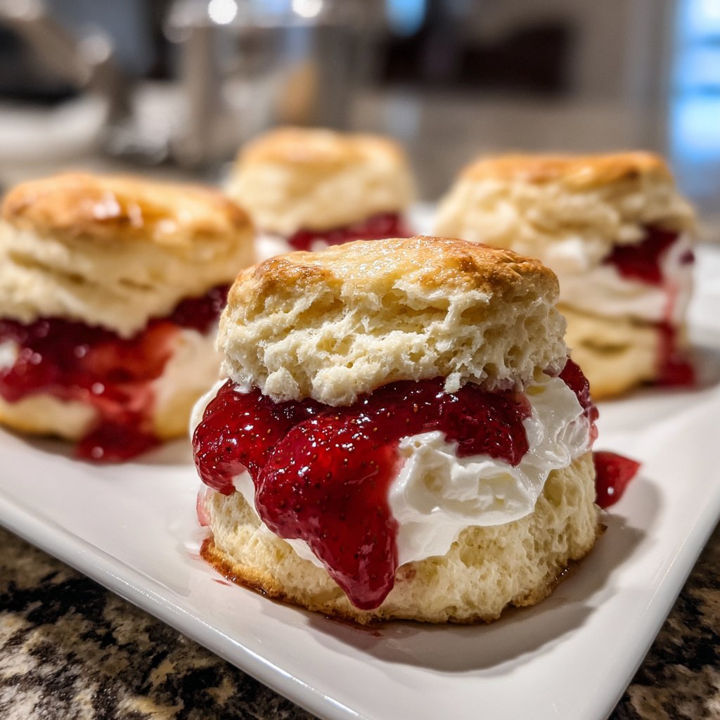 Valentines Treats Strawberry Shortcakes